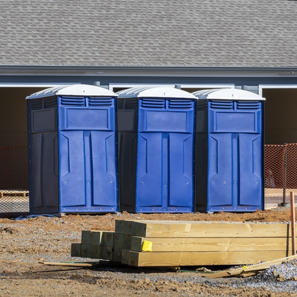 how do you ensure the porta potties are secure and safe from vandalism during an event in Nekimi